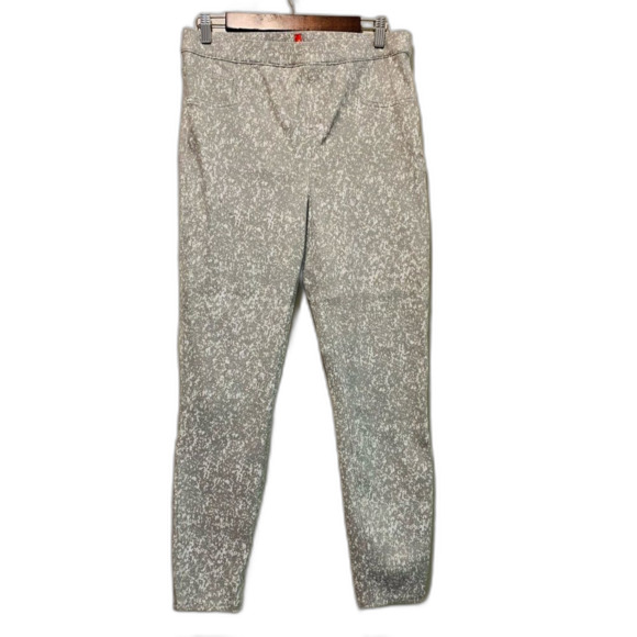 Spanx Jean-ish Ankle Leggings Speckled Grey size large - Picture 2 of 6